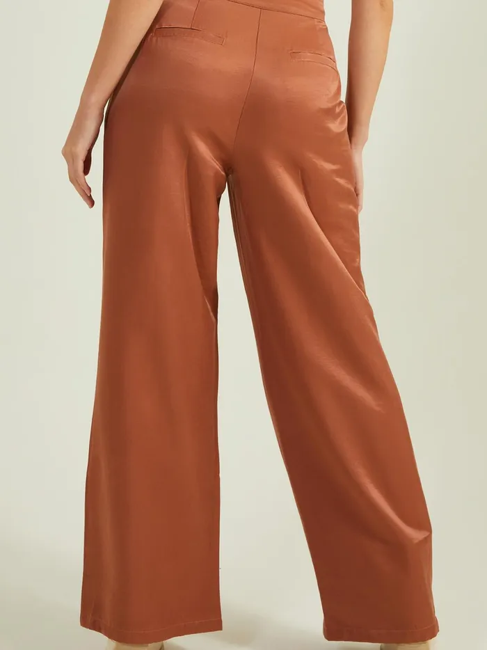 Women Storm Satin Trousers Russet Altar039d State Pants