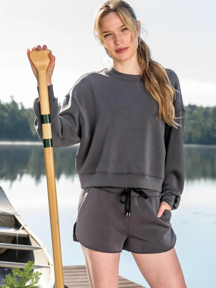 Women Supersoft Lounge Shorts Asphalt Altar039d State Activewear