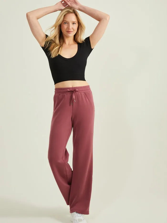 Women Supersoft Straight Leg Pants Crushberry Altar039d State Activewear