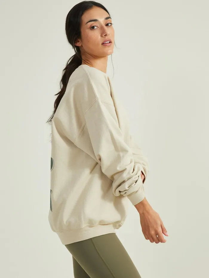 Women Take A Trip Graphic Sweatshirt Sand Altar039d State Activewear
