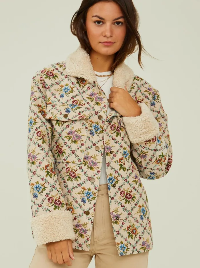 Women Tanya Tapestry Jacket Cream Altar039d State Jackets