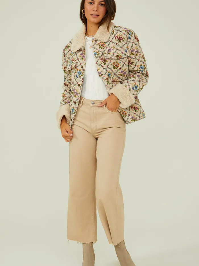 Women Tanya Tapestry Jacket Cream Altar039d State Jackets