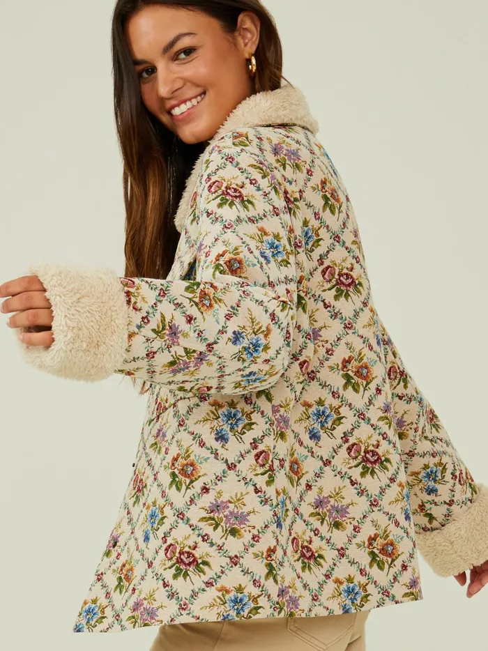 Women Tanya Tapestry Jacket Cream Altar039d State Jackets