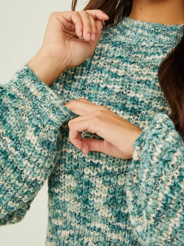 Women Taylor Chunky Knit Sweater Iceberggreen Altar039d State Sweaters