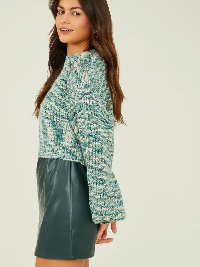 Women Taylor Chunky Knit Sweater Iceberggreen Altar039d State Sweaters