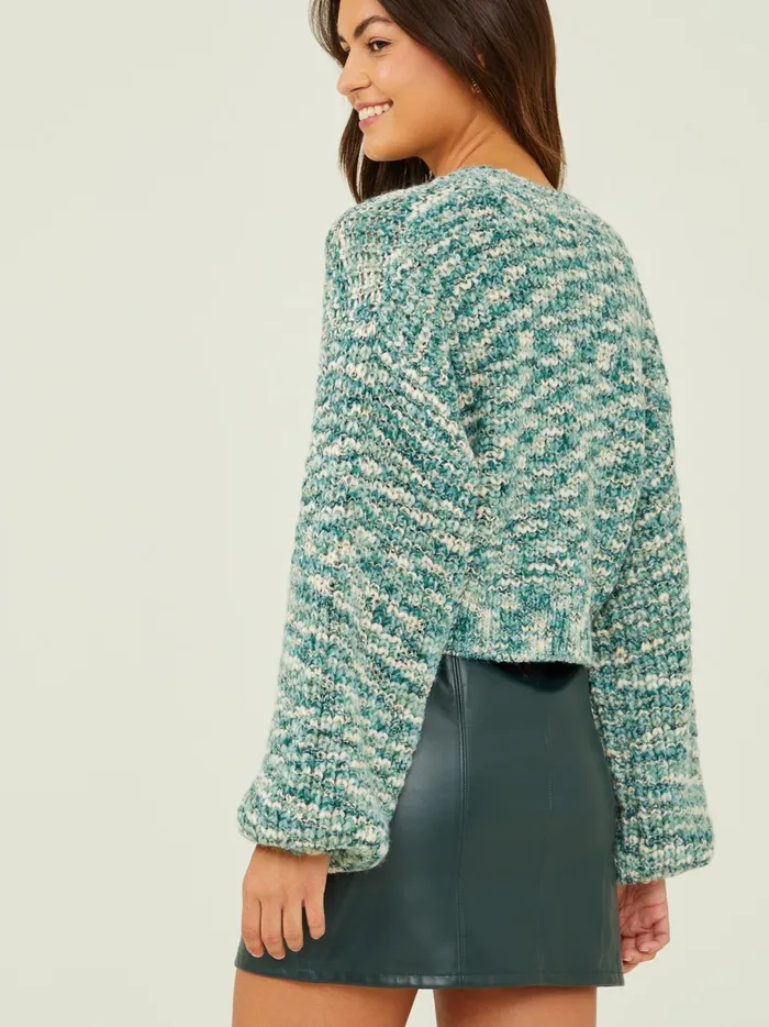 Women Taylor Chunky Knit Sweater Iceberggreen Altar039d State Sweaters