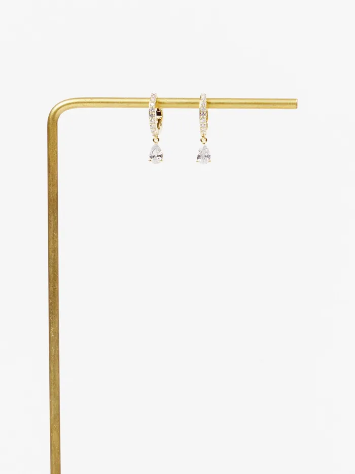 Women Teardrop Stone Earrings Gold Altar039d State Jewelry