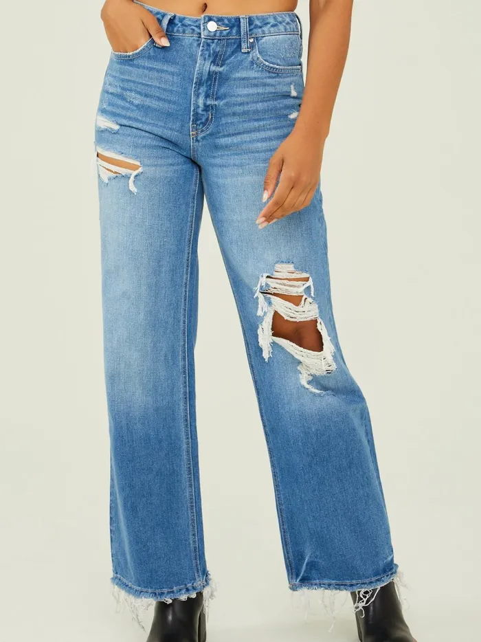 Women Tessa Straight Leg Jeans Mediumwash Altar039d State Jeans