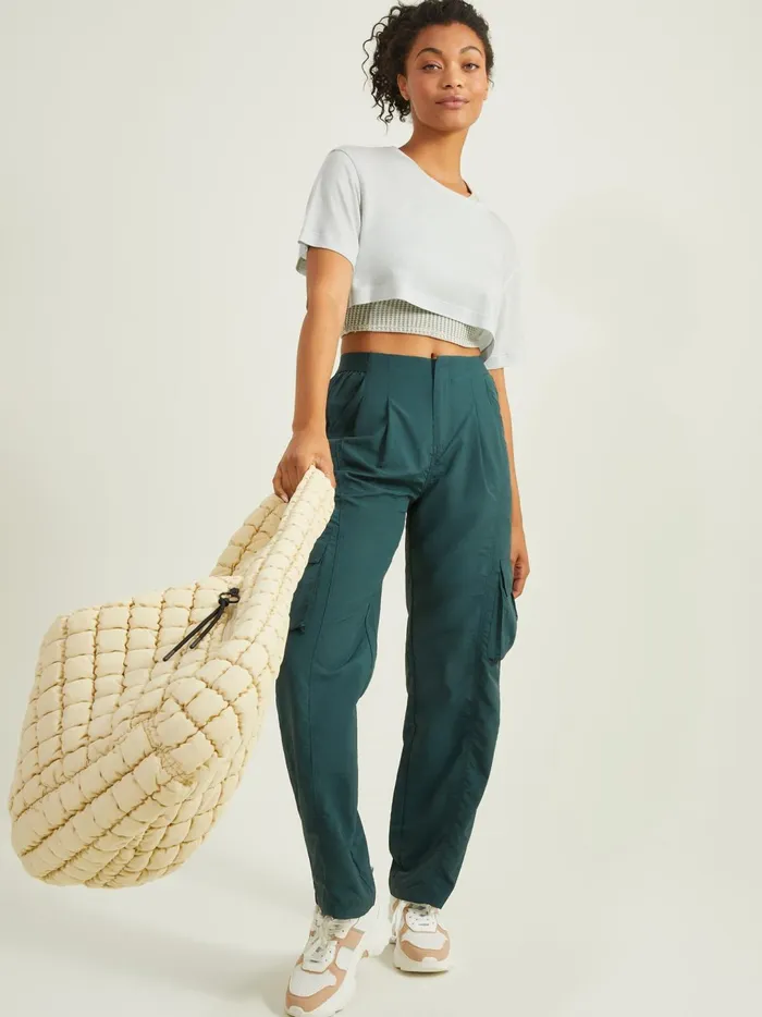 Women Top Notch Cargo Pants Green Altar039d State Activewear