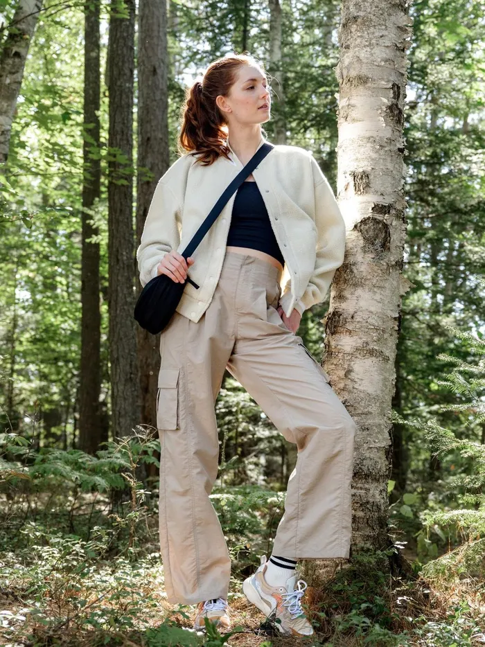 Women Top Notch Cargo Pants Taupe Altar039d State Activewear