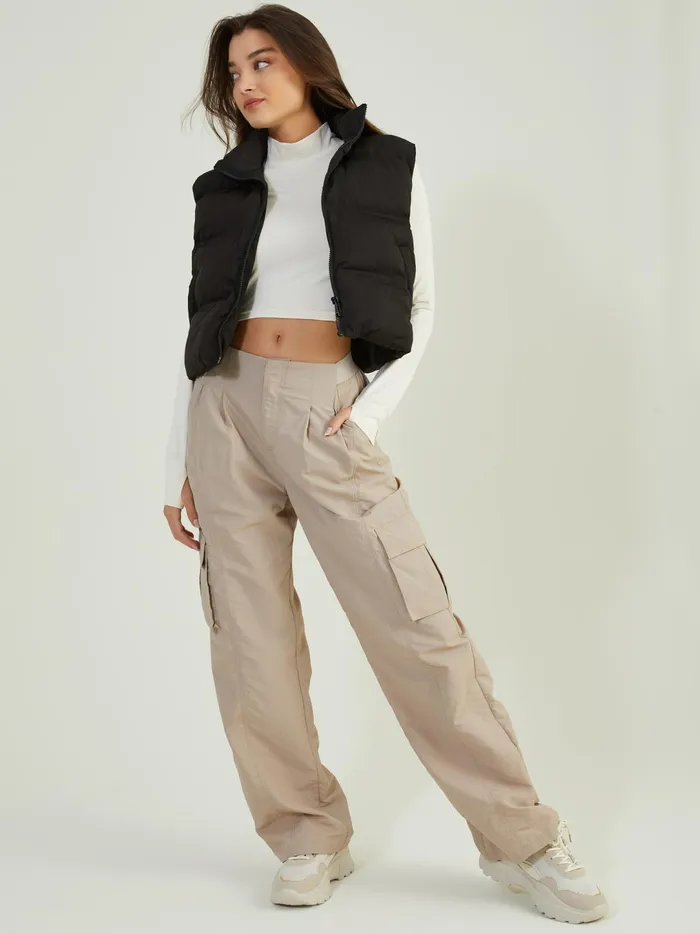 Women Top Notch Cargo Pants Taupe Altar039d State Activewear