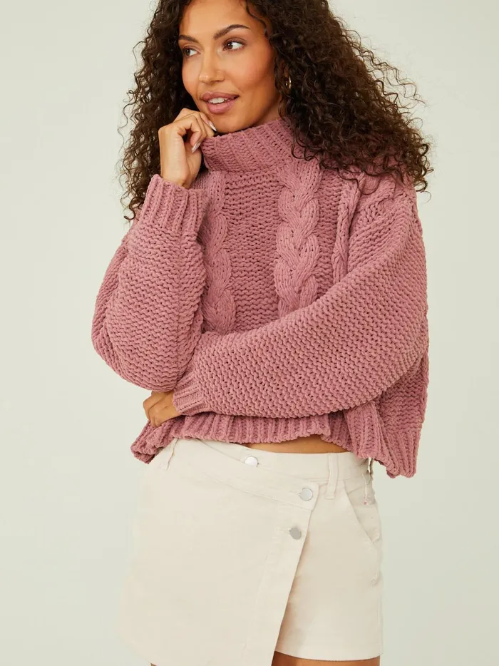 Women Trinity Chenille Turtleneck Sweater Nostalgiarose Altar039d State Sweaters