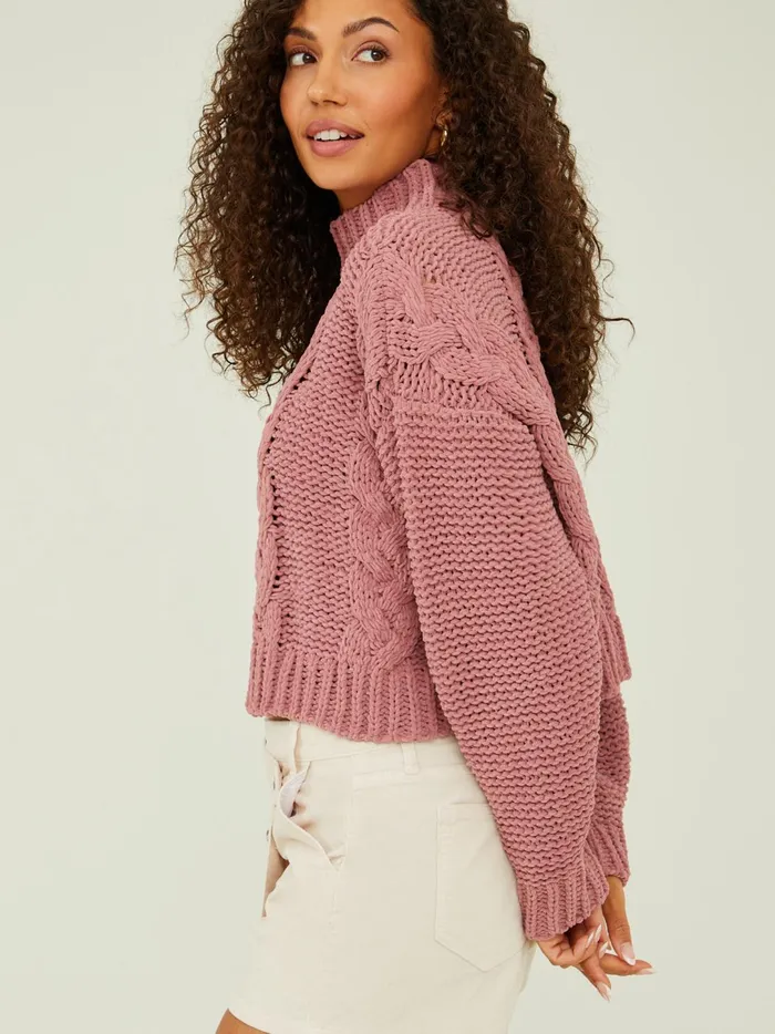 Women Trinity Chenille Turtleneck Sweater Nostalgiarose Altar039d State Sweaters