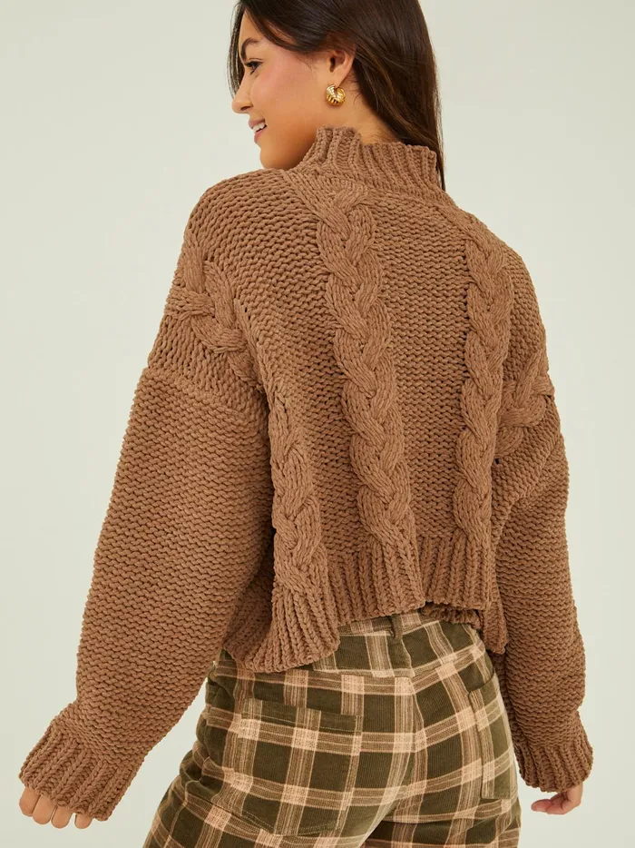 Women Trinity Chenille Turtleneck Sweater Sinopiafresco Altar039d State Sweaters