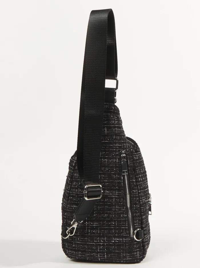 Women Tweed Sling Bag Black Altar039d State Handbags