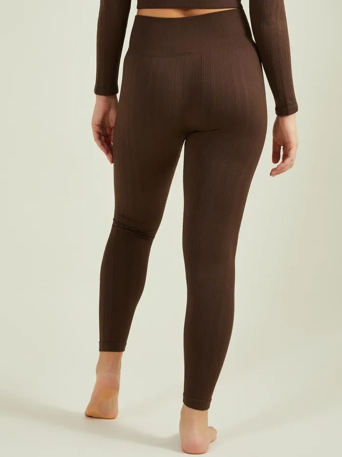 Women Twist And Shout Leggings Chocolate Altar039d State Activewear