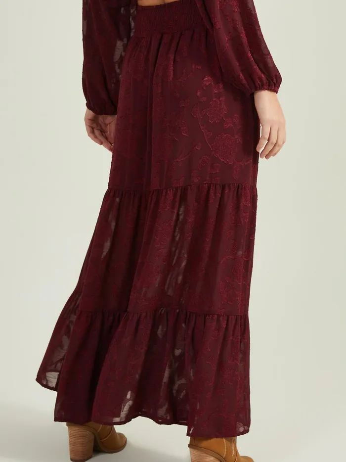 Women Veron Floral Maxi Skirt Raisin Altar039d State Skirts Skorts