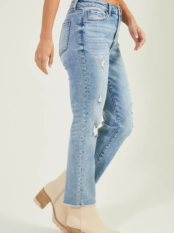 Women Victoria Straight Leg Jeans Mediumwash Altar039d State Jeans