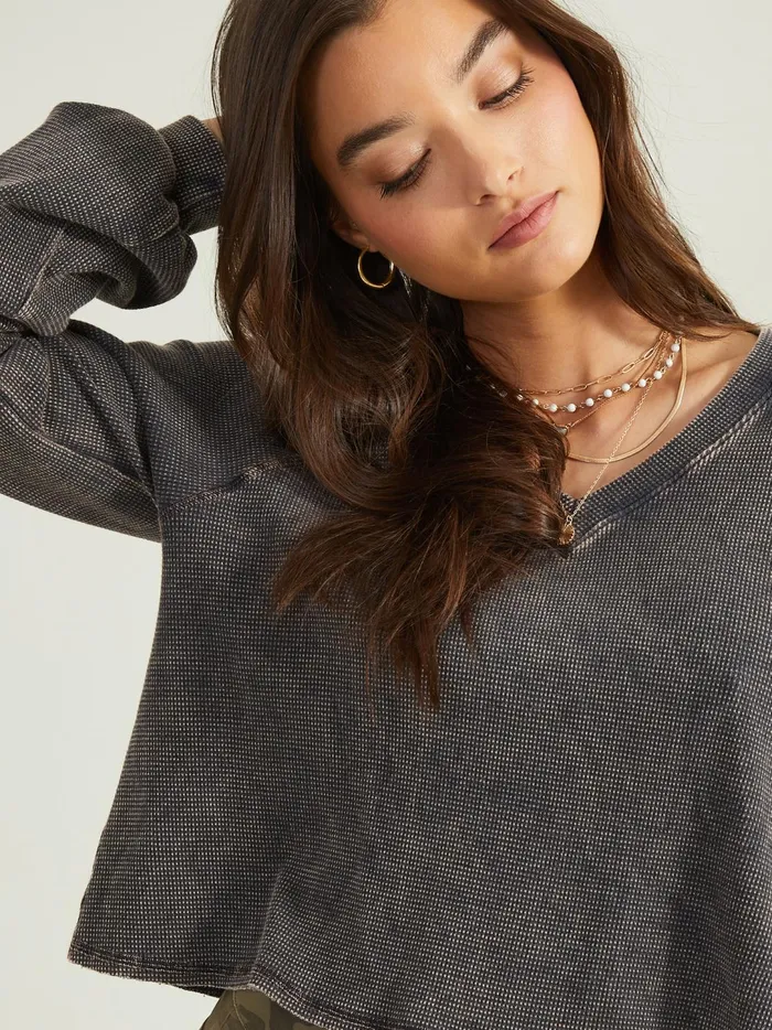 Women Viola Thermal Top Blackoyster Altar039d State Blouses