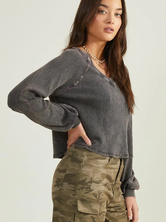 Women Viola Thermal Top Blackoyster Altar039d State Blouses