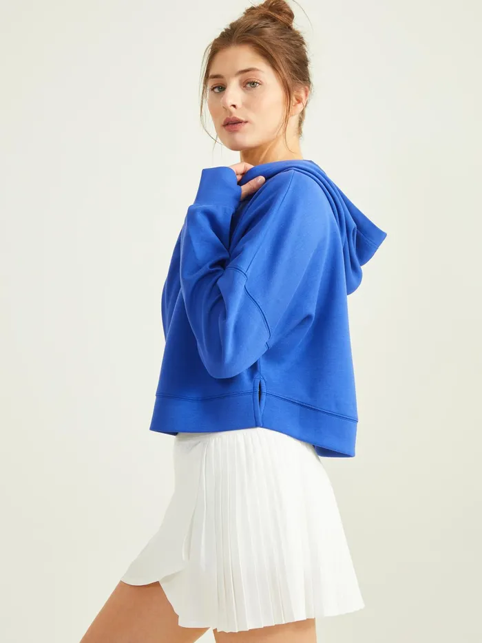 Women Wanderlux Hoodie Cobalt Altar039d State Activewear