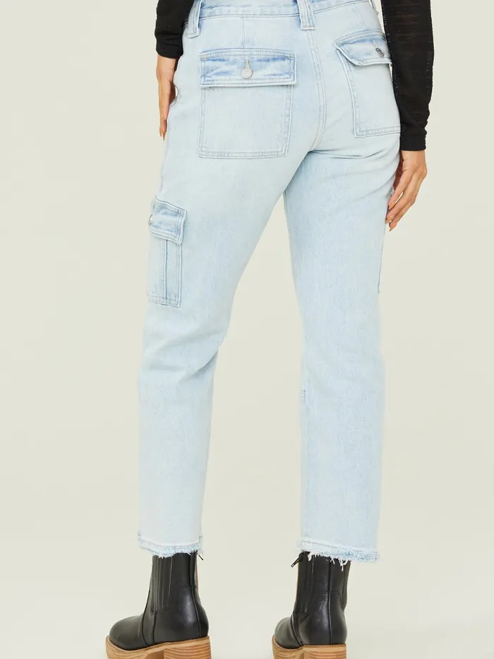 Women Waverly Slim Cargo Jeans Lightwash Altar039d State Skinny Jeans