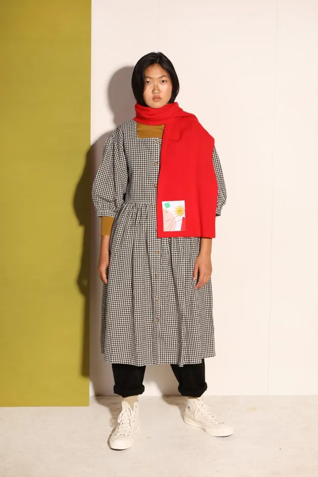 Women Wool Knitted Scarf LF Markey Scarves
