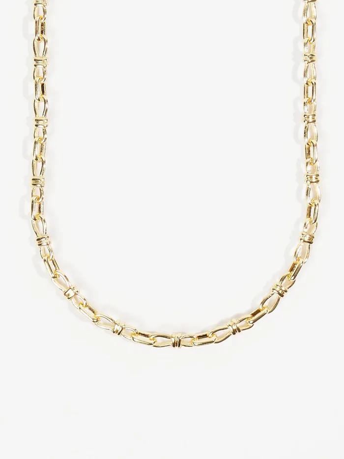Women Wrapped Open Link Chain Choker Necklace Gold Altar039d State Jewelry