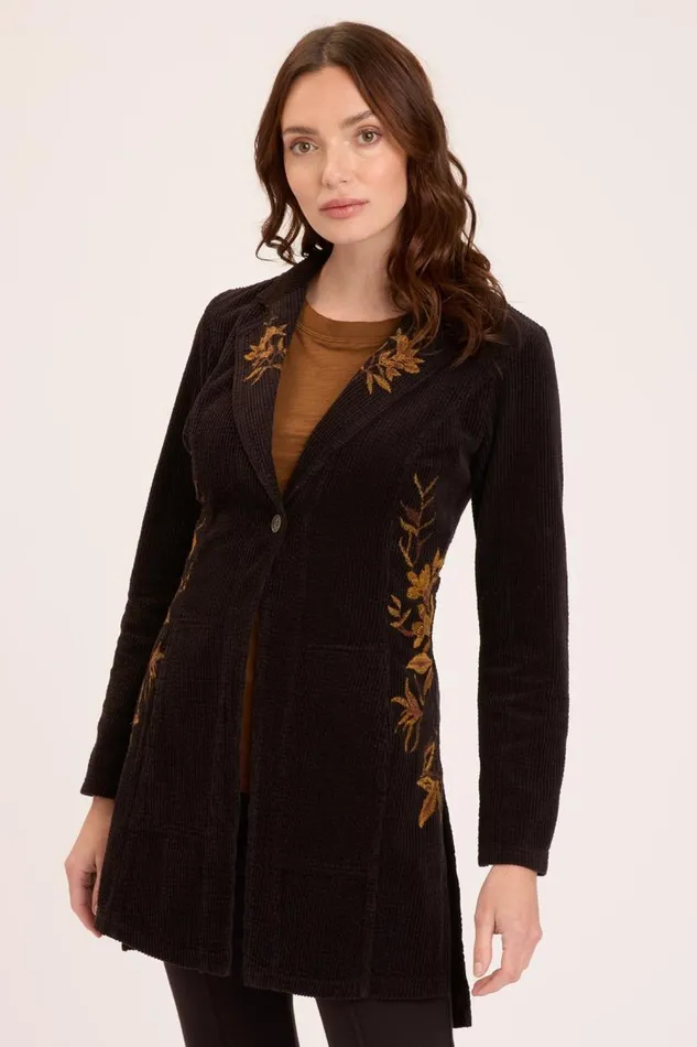 Wordsworth Long Coat Black Clothing XCVI Jackets