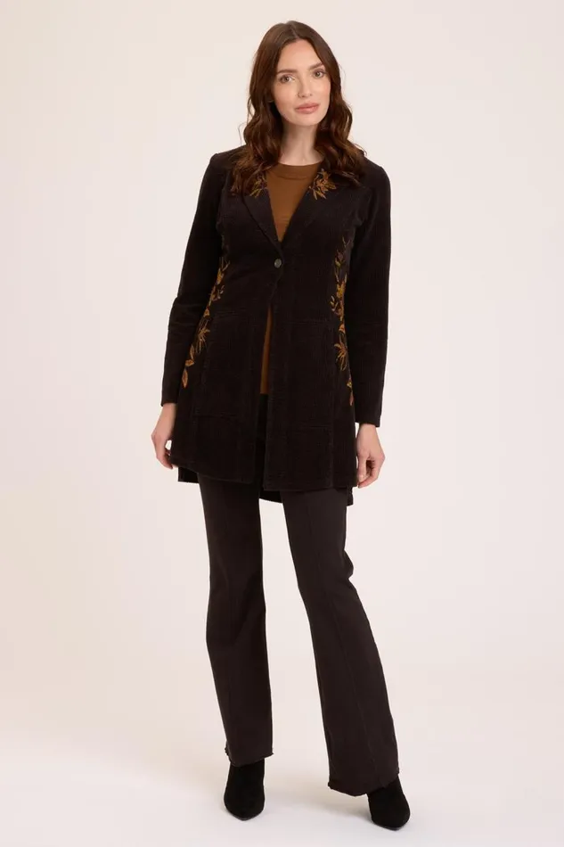 Wordsworth Long Coat Black Clothing XCVI Jackets