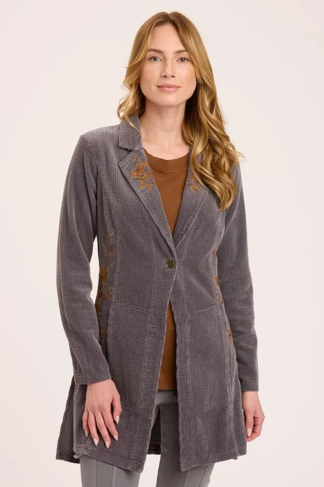 Wordsworth Long Coat Nebulous Pigment Clothing XCVI Jackets