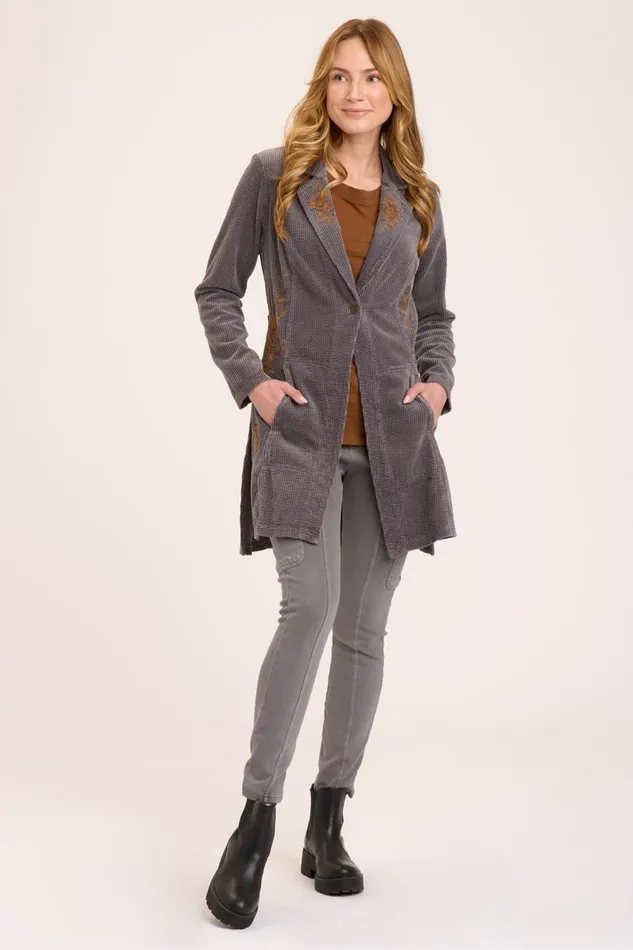 Wordsworth Long Coat Nebulous Pigment Clothing XCVI Jackets