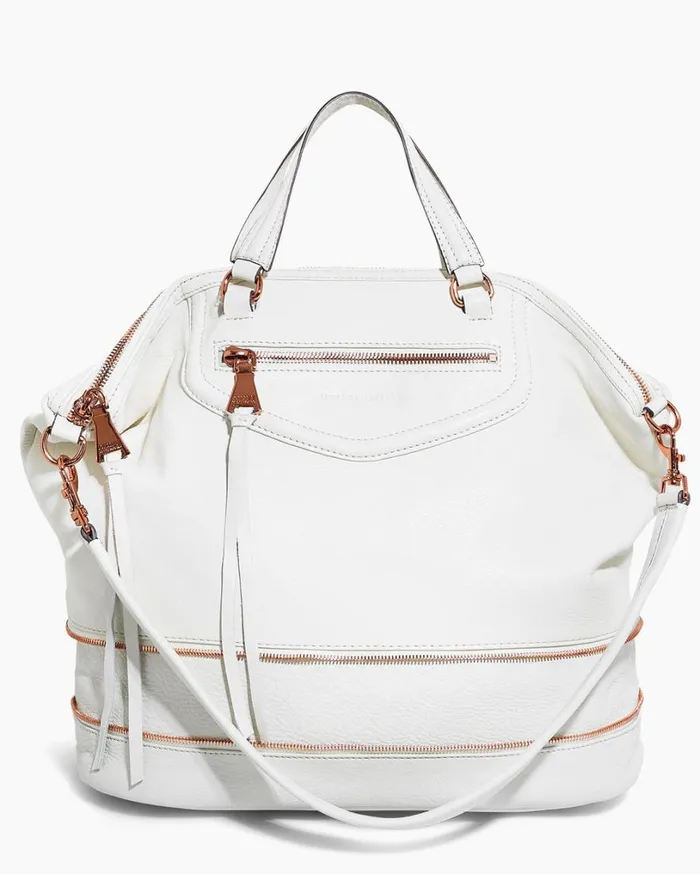 Worth It Expandable Tote Vanilla Ice With Chocolate Rose Gold Women Aimee Kestenberg Tote Bags Worth It Expandable Tote Vanilla Ice With Chocolate Rose Gold Women Aimee Kestenberg Tote Bags