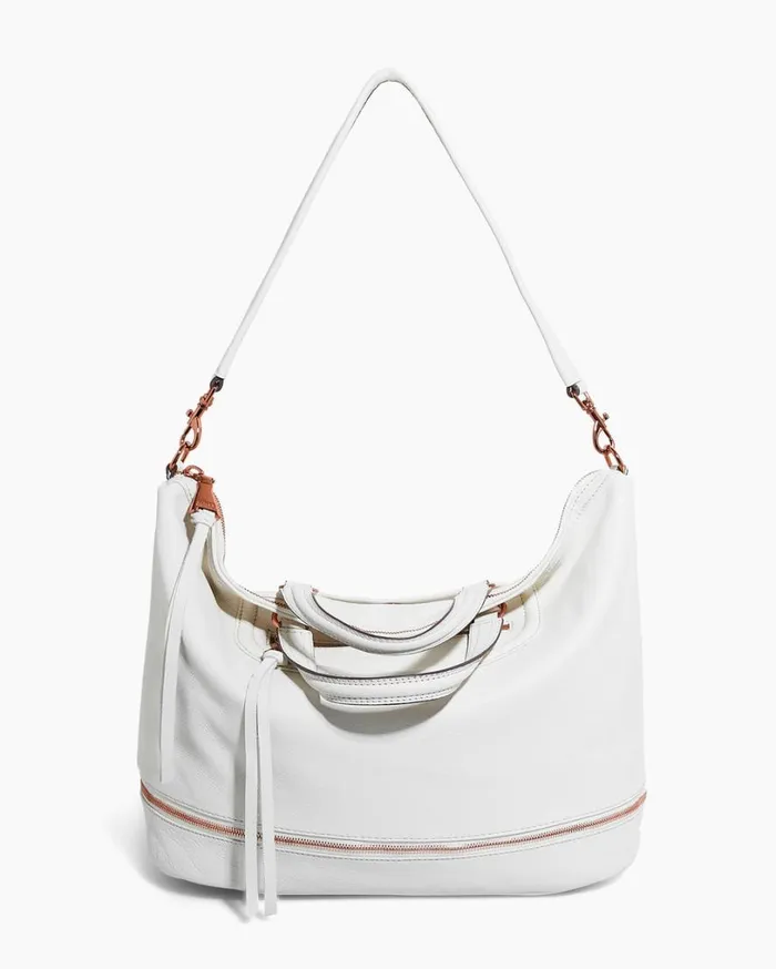 Worth It Expandable Tote Vanilla Ice With Chocolate Rose Gold Women Aimee Kestenberg Tote Bags