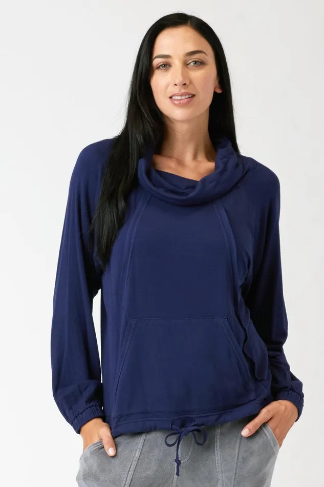 York Sweatshirt Hague Blue Pigment Clothing XCVI Sweatshirts
