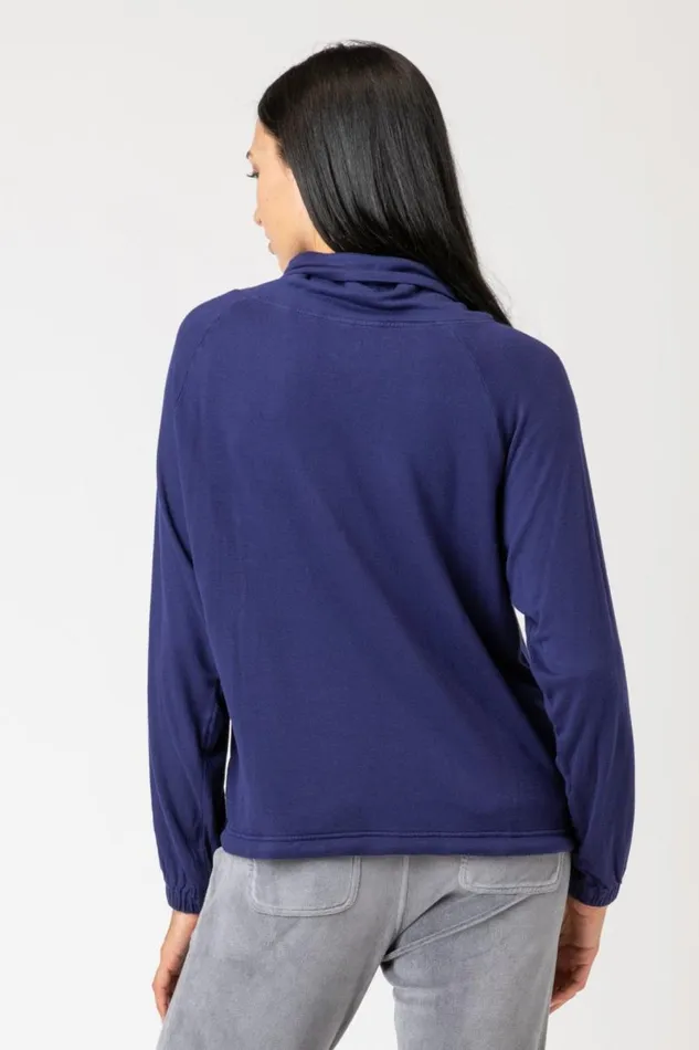York Sweatshirt Hague Blue Pigment Clothing XCVI Sweatshirts