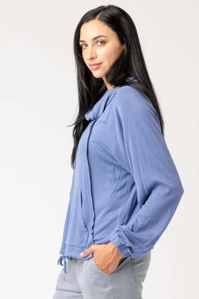 York Sweatshirt Light Cornflower Clothing XCVI Sweatshirts