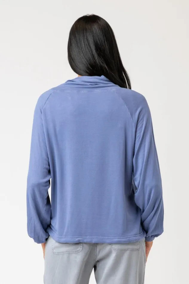 York Sweatshirt Light Cornflower Clothing XCVI Sweatshirts