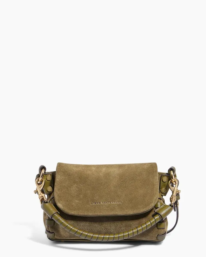 Zen Mini Crossbody Kelp Suede Women Aimee Kestenberg Crossbody Bags