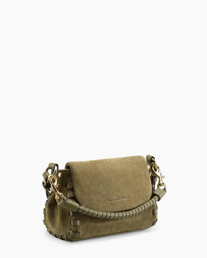 Zen Mini Crossbody Kelp Suede Women Aimee Kestenberg Crossbody Bags