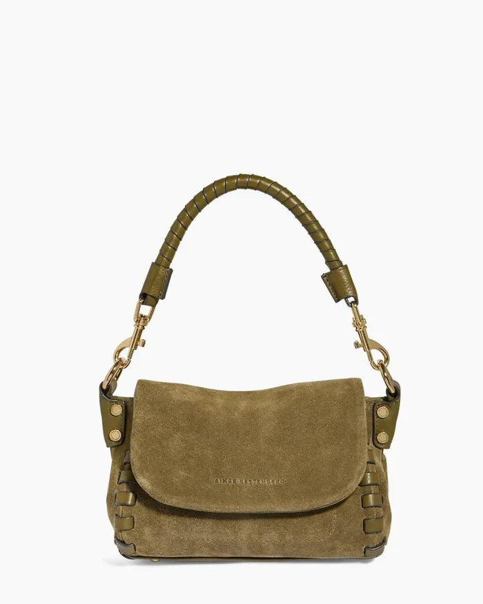 Zen Mini Crossbody Kelp Suede Women Aimee Kestenberg Crossbody Bags