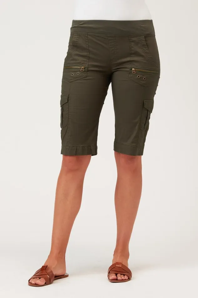 Zola Bermuda Short Olive Clothing XCVI Shorts