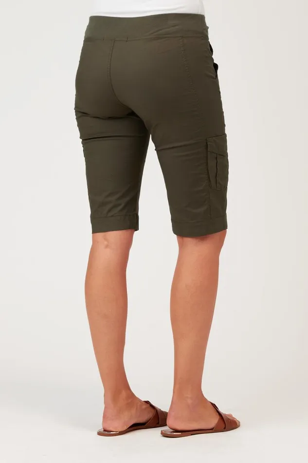 Zola Bermuda Short Olive Clothing XCVI Shorts
